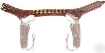 Western sportsman charro dou. loop drop belt #50