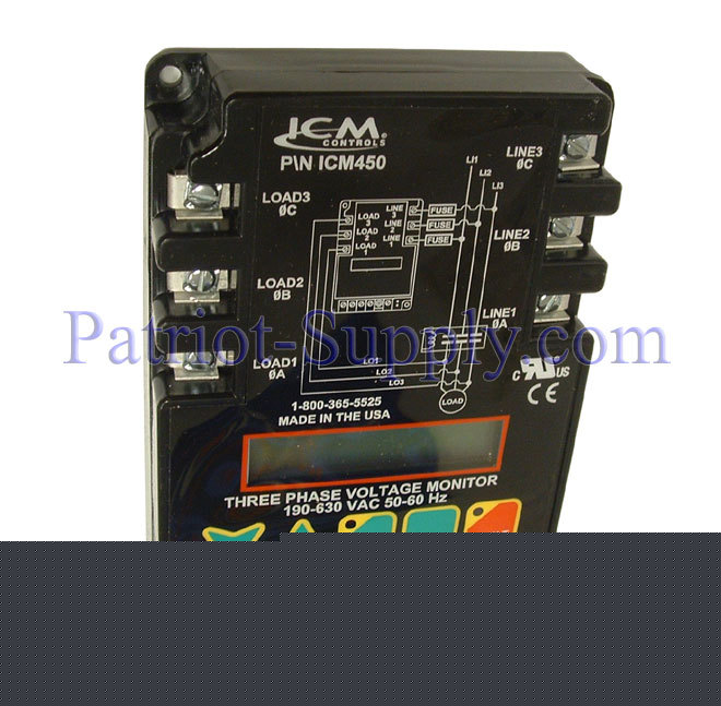 ICM450 three phase line voltage monitor ICM450C icm 450