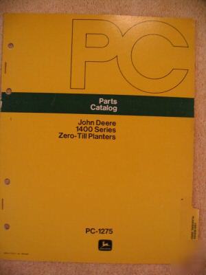 John deere 1400 1420 1440 1460 planter parts manual