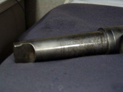 Large drill bit morse tapered shank #5 high speed steel