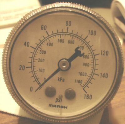 Marsh 160PSI (1100KPA) pressure gauge-pn# 34693-3 iss.d