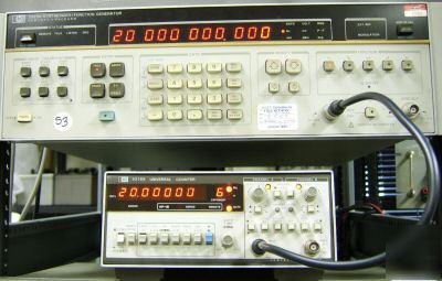 Hp 5316A universal counter, calibrated