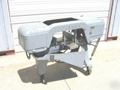 Johnson bandsaw horizontal band saw machine