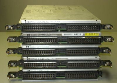 Lot of 5 hp vxi 34522 digital i/o module card qty 5