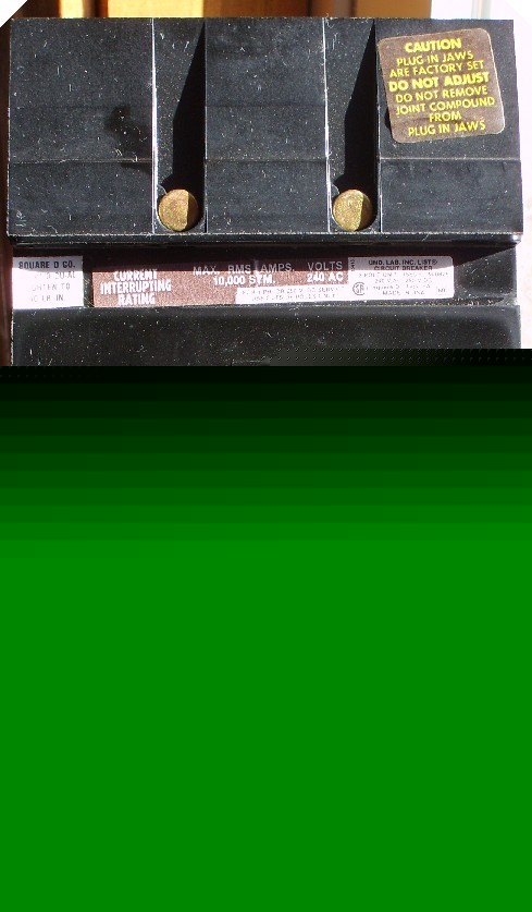 Square d FA32080 circuit breaker 80 amp 240 volt 3 pole