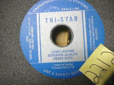 Tri-star bench grinding wheel 10