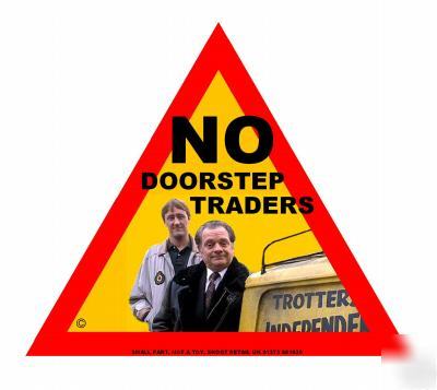 Security home del boy warning sticker set