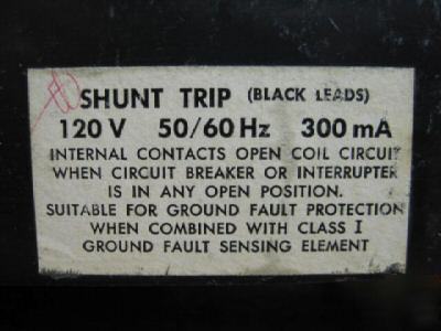 Square d LA36400-1021 i-line shunt trip 400 amp 400A a