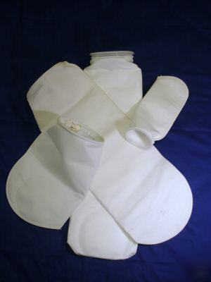 10 micron polyester #2 size bag filter lot of twenty