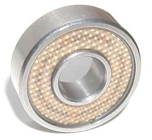 8 longboard abec-7 bearings teflon sealed ball bearings