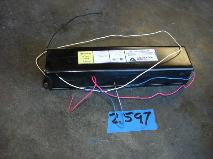 Advance si-240-s-tp F36T12 lamp ballast