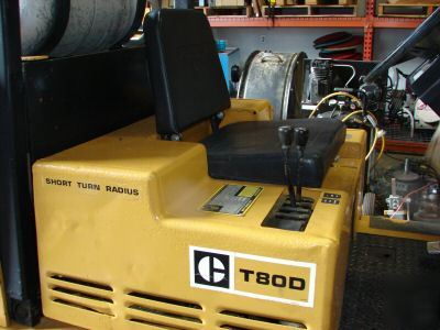 Caterpillar cat T80D short turn 8K auto triple forklift