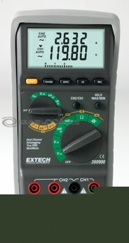 Extech 380900 dual channel datalogging rms multimeter