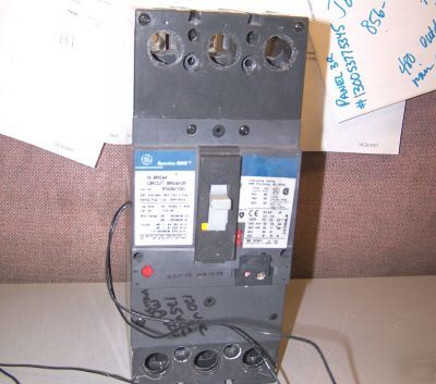 Ge 250 amp circuit breaker shunt trip SFHA36AT0250 