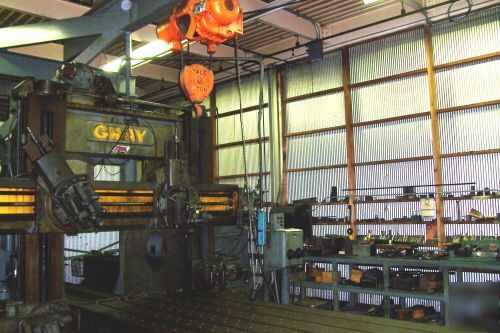 Gray planer machine with double housing and 16' table