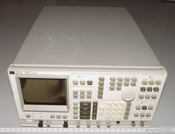 Hp\agilent 3585B 40 mhz spectrum analyzer tracking