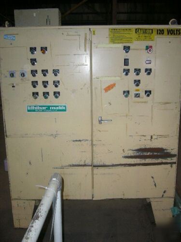 Lithibar-matik model 91 CU6246 palletizer 3 cases/min