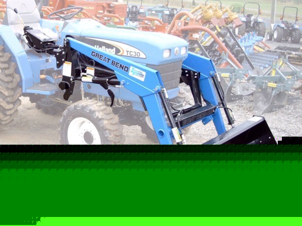 New great bend loader for tractor - holland, john deere