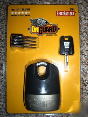 Onguard high security padlock 4 motorcycles bikes atv