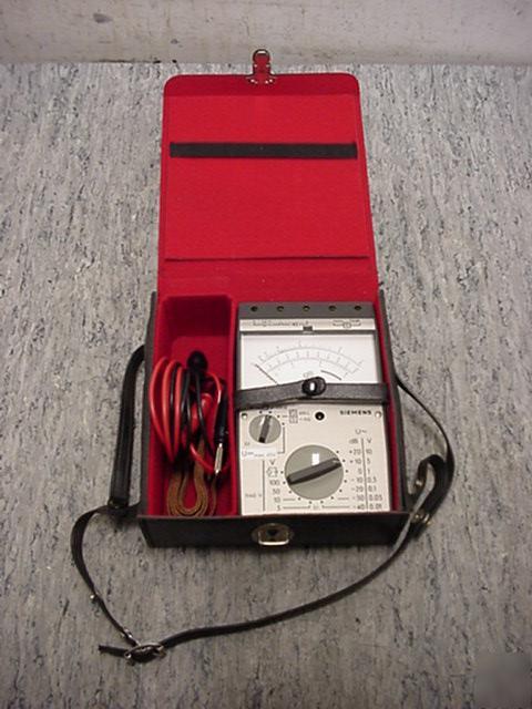 Siemens pegelmesser level meter 30HZ-20KHZ D2022 tested