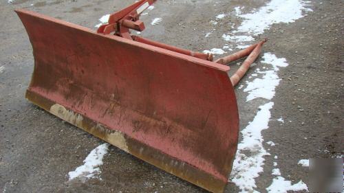 Farm tractor front mount snow blade hydraulic lift 84