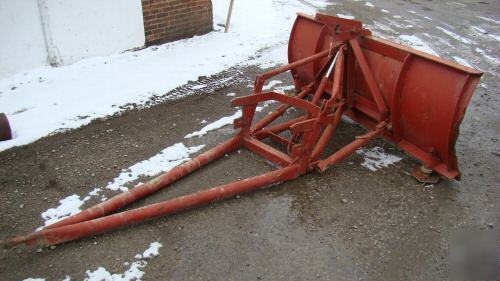 Farm tractor front mount snow blade hydraulic lift 84