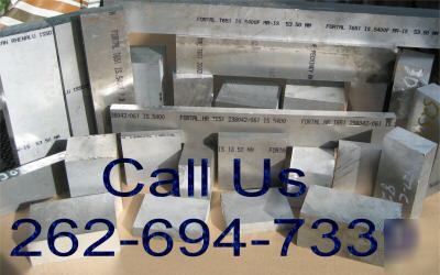 FortalÂ® hr aluminum plate 2.106 x 2 1/4 x 12 