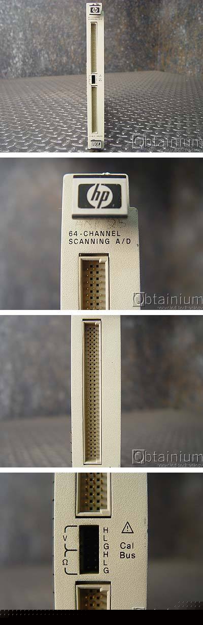 Hp E1413A 64 - channel scanning a/d converter 75000 vxi