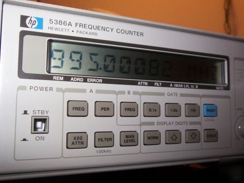 Hp agilent 5386A 10 hz to 3 ghz rf af frequency counter