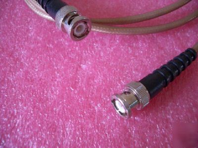 10X teflon coax jumper bnc m- bnc m RG400 M17 4.0M