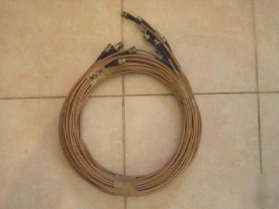 10X teflon coax jumper bnc m- bnc m RG400 M17 4.0M