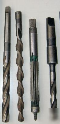 11 machinist drill bits, reamers. morse, p&w, etc.