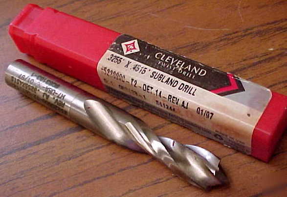 New hss sheet metal / subland drill .3255