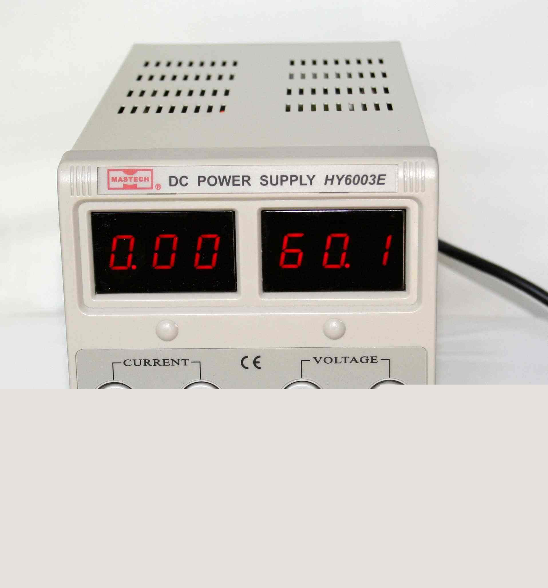 New mastech regulated linear dc power supply 0-60V 0-3A