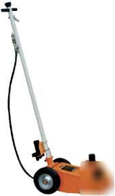 Air powered fork truck jack, lift, maintenance 