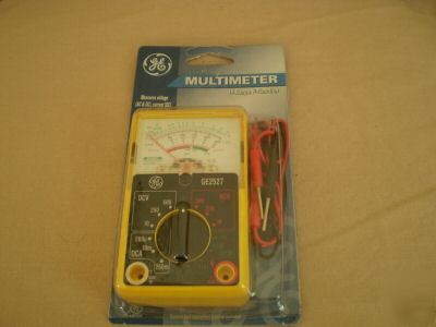 Ge 2527 multimeter 14 range 6 function general electric