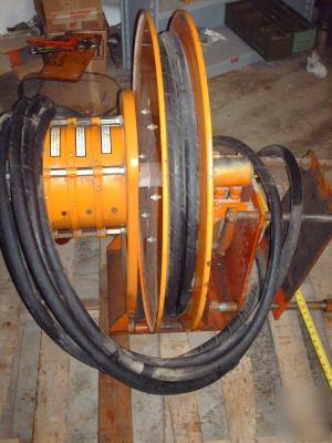 Hydraulic hose reel dual line w hose