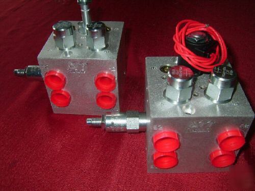 Hydraulic thumb valve w/ pressure relief
