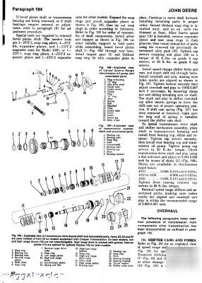 John deere 4030 thru 4630 tractor workshop manual