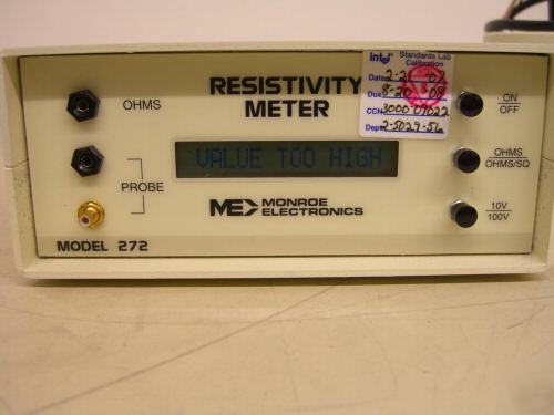 Monroe 272 resistivity meter