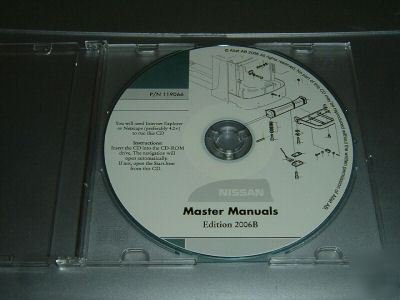 Nissan warehouse equipment parts cd - issue 2006B