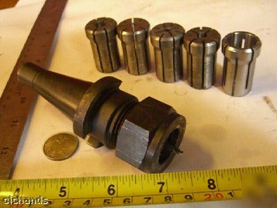 Nmtb 30 kennametal chuck tool holder da 180 w/ 6 collet