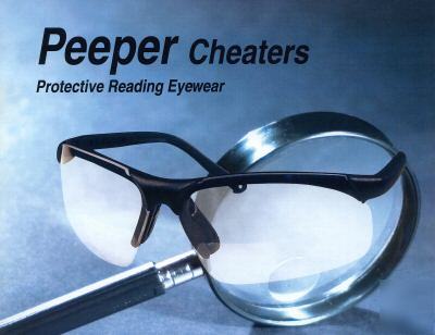Peeper cheaters protective reading glasses osha safety