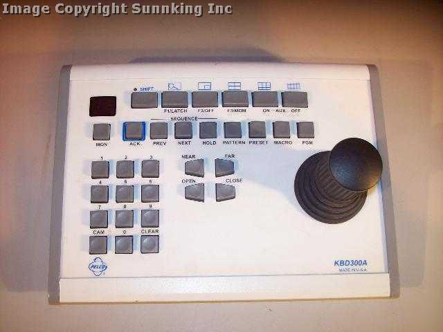 Pelco full function ptz control keyboard KBD300A