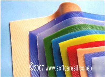 Silicone sheet/rubber sheets gel with psa made in uk
