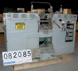 Used: thropp high temperature horizontal two roll mill.