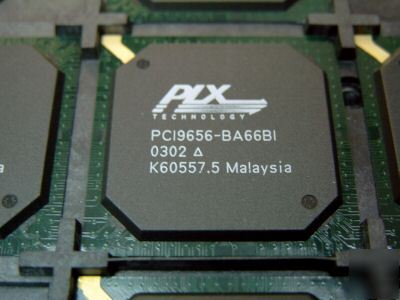 Pci 9656 bus i/o accelerator 32-bit, 66MHZ bus qty 5