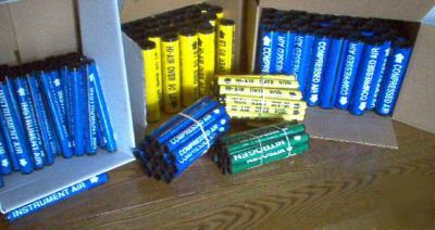 Seton setmark pipe labels pipe markers air, nitrogen
