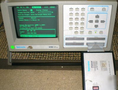 Tektronix 1230 logic analyzer P6444 probe gpib printer