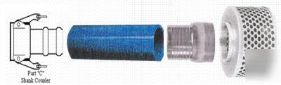 Trash-water, suction hose assembly- 2 in x 20 feet 